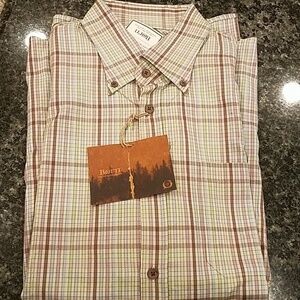 Born men's Short Sleeve botton down Shirt size M